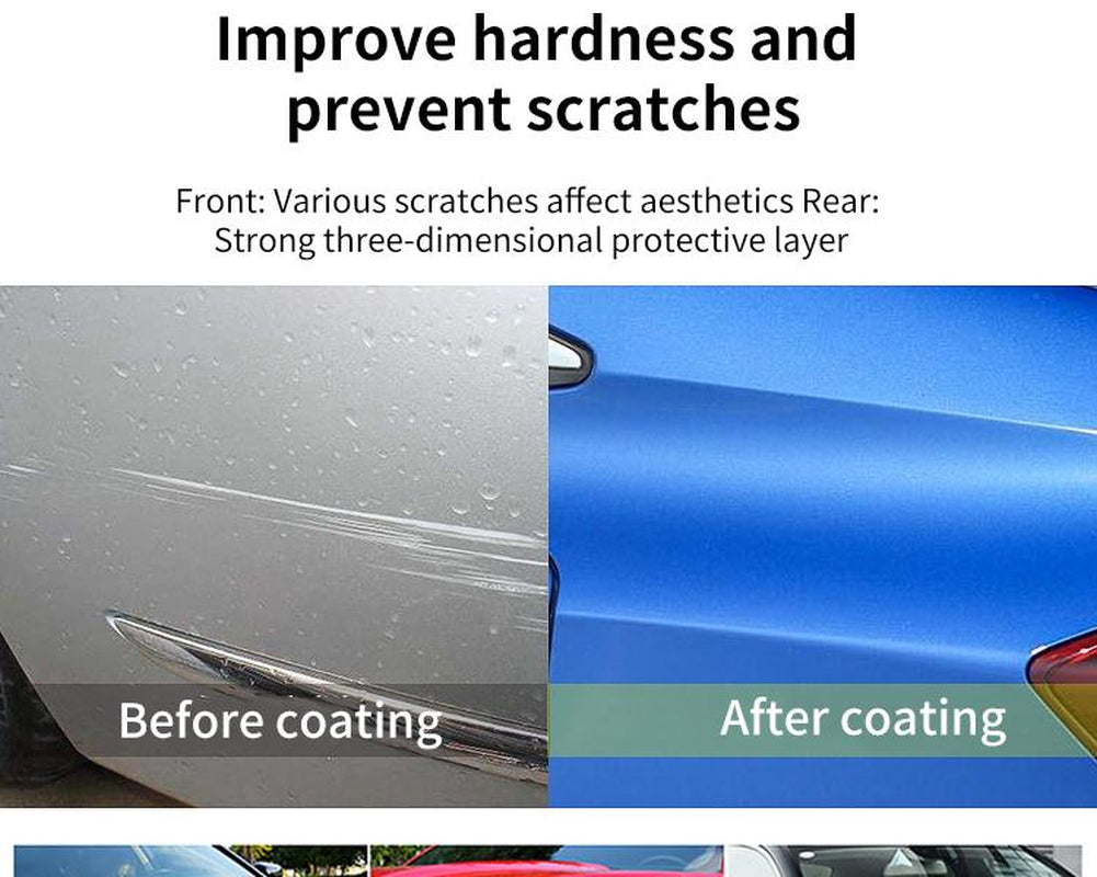ZYKR Nano-Quick Ceramic Coating Pro for Automobiles, Featuring Advanced Ceramic Technology for Dust-Proof Glass Effect and Lasting Luster. 300 Ml.