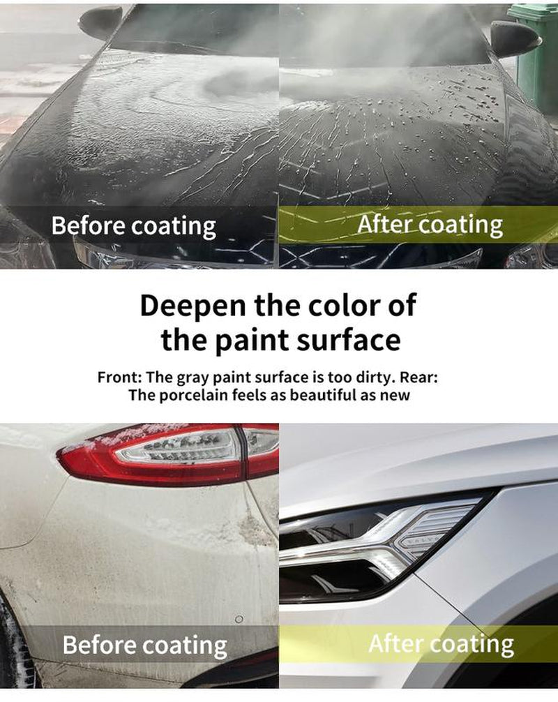 ZYKR Nano-Quick Ceramic Coating Pro for Automobiles, Featuring Advanced Ceramic Technology for Dust-Proof Glass Effect and Lasting Luster. 300 Ml.