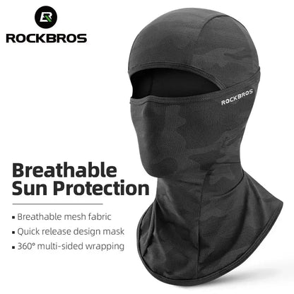 Cycling Mask Full Face UV Protection Bicycle Mask Summer Balaclava Hat Road Bike Scarf Breathable Outdoor Equipment