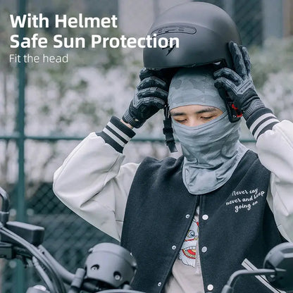 Cycling Mask Full Face UV Protection Bicycle Mask Summer Balaclava Hat Road Bike Scarf Breathable Outdoor Equipment